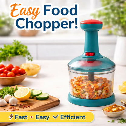 Manual Push Chopper – Hand Press Vegetable Cutter for Quick, Easy & Mess-Free Food Preparation