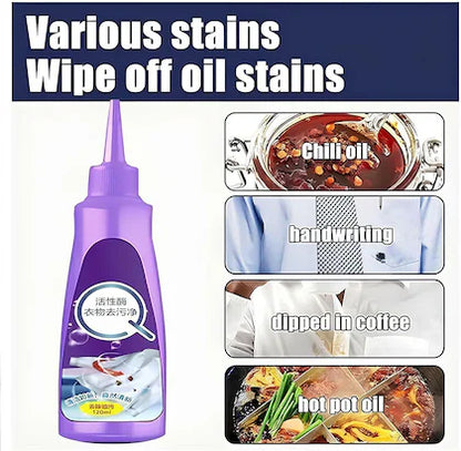 Instant Fabric Stain Remover Spray – Powerful Clothes Cleaner for Tough Stains